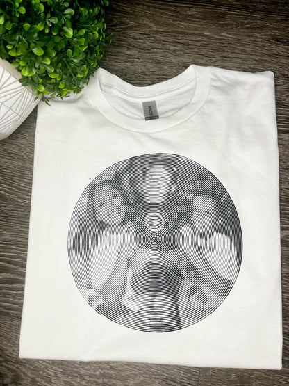 Custom Personalized T-shirt with spiral picture